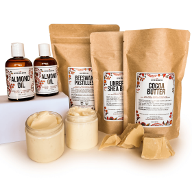 DIY Skincare Kit (Shea & Cocoa Body Butter, Balms and more)