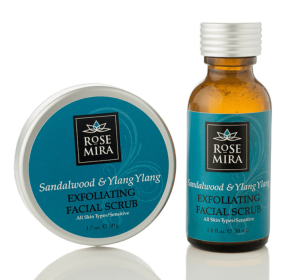 Sandlewood and Ylang Ylang Exfoliating Facial Scrub - 2oz