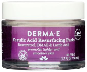 DERMA E: Pads Facial Resurfacing, 1.7 oz