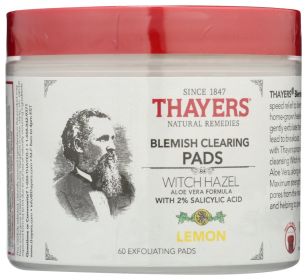 THAYER: Blemish Clearing Salicylic Acid Acne Treatment Pads, 60 pc