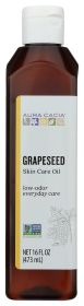 AURA CACIA: Natural Skin Care Oil Harmonizing Grapeseed, 16 Oz