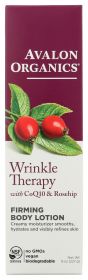 AVALON ORGANICS: Wrinkle Therapy with CoQ10 & Rosehip Firming Body Lotion, 8 oz