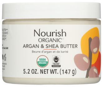 NOURISH ORGANIC: Rejuvenating Argan Butter, 5.2 oz