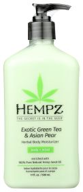 HEMPZ: Green Tea Asian Pear Body Moisturizer, 17 oz