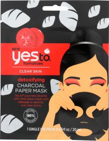 YES TO: Paper Mask Charcoal, 0.67 fo