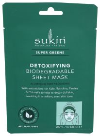 SUKIN: Detoxifying Biodegradable Sheet Mask, 0.85 fo