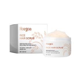 HOEGOA Rice Head Scrub Cleans dandruff, moisturizes, fluffs and Strengthens hair Care scrub