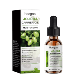 HOEGOA Jojoba Oil Hair Enhancing Essential Oil for Deep Moisturizing and Moisturizing Hair Care and improving hair luster