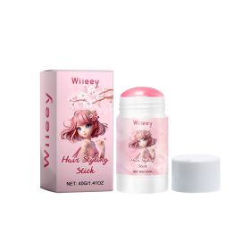 Wiieey Cherry Blossom Hair Stick Perm and Curl Hair Styling Moisturizing hair smoothing treatment to smooth frizz