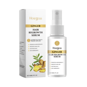 HOEGOA Hair Essence Spray Volumizing Hair Silky Luster Ginger Hair Care Scalp Treatment Spray