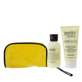 PHILOSOPHY - 2-Pieces Get Set: One-Step Facial Cleanser 60ml + Ultra-Light Mosturizer 60ml 2pcs+1pouch