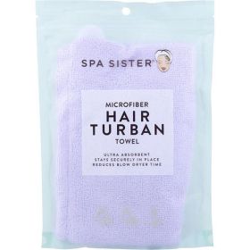 SPA ACCESSORIES by Spa Accessories SPA SISTER MICROFIBER HAIR TURBAN - LAVENDER