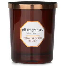 PH FRAGRANCES - Scented Candle - Vetiver & Santal De Cuir 510564 180g/6.3oz