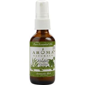 VITALITY AROMATHERAPY by Vitality Aromatherapy AROMATIC MIST SPRAY 2 OZ. USES THE ESSENTIAL OILS OF PEPPERMINT & EUCALYPTUS TO CREATE A FRAGRANCE THAT