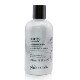 PHILOSOPHY - Purity Made Simple - One Step Facial Cleanser with Charcoal Powder (Normal to Dry Skin) 839463 240ml/8oz