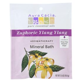 Aura Cacia - Aromatherapy Mineral Bath Euphoria - 2.5 Oz - Case Of 6