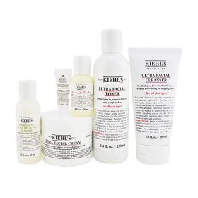 Kiehl's by Kiehl's Ultra Facial Power Of 3 Set: Ultra Facial Cleanser 150ml/5oz+Ultra Facial Toner 250ml/8.4oz+Ultra Facial Cream 125ml/4oz... --3pcs