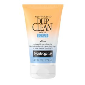 Neutrogena Deep Clean Gentle Facial Scrub, Oil free Cleanser 4.2 fl. oz