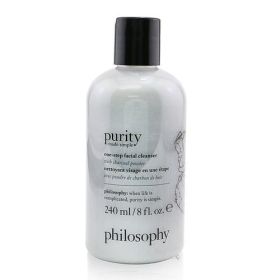 Philosophy by Philosophy Purity Made Simple - One Step Facial Cleanser with Charcoal Powder (Normal to Dry Skin) --240ml/8oz