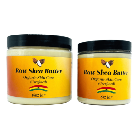 Organic and Raw African Shea Butter (size: 1 lb (16oz))