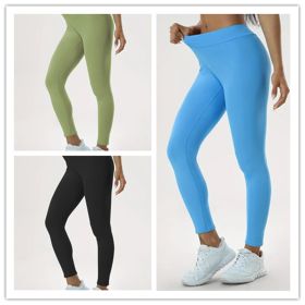 Women's Yoga Pants High Waist Lift High Elastic Tight Fitness Trousers (Option: Set1-M)