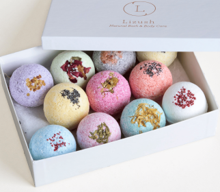 Lizush Aromatherapy Bath Bombs (Option: Variety Pack, size: 12 Count) Lizush Aromatherapy Bath Bombs (Option: Variety Pack, size: 12 Count)